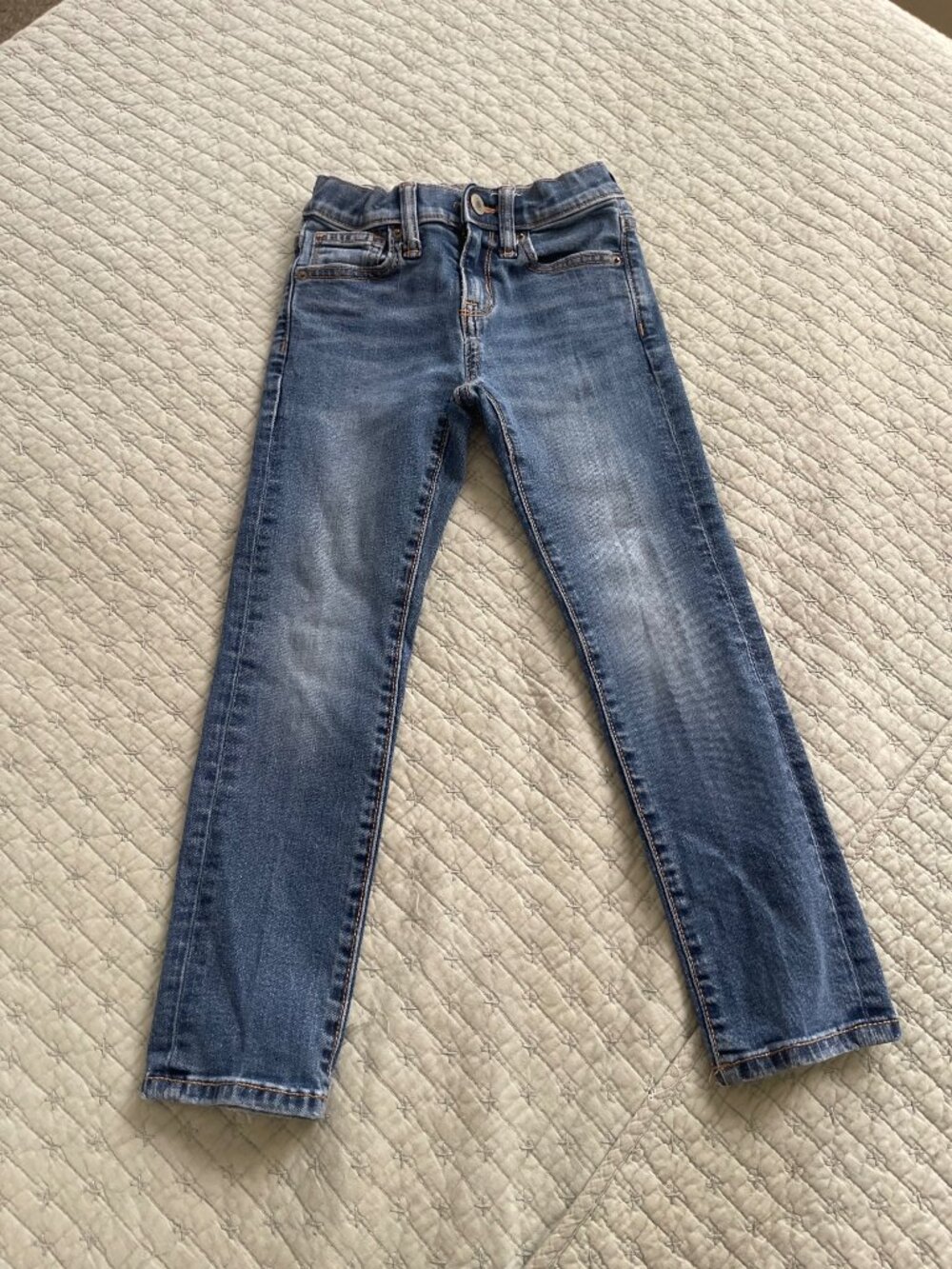 Kids Denim Jeans with Faded Detailing